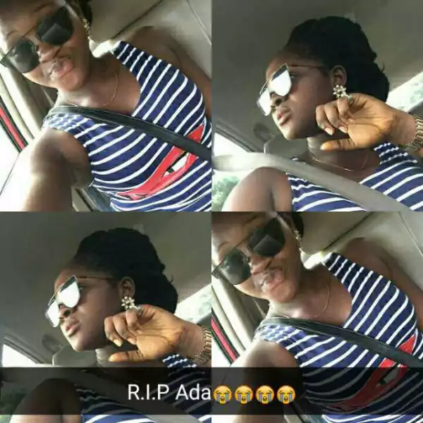 Sad!!! Beautiful Girl Dies A Day After Monster Jeep Drops Her Off - Photos